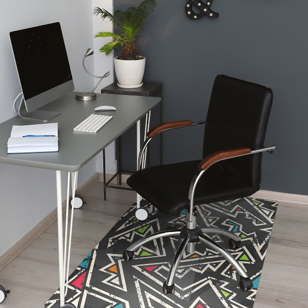 Alfombra silla ordenador Pintada