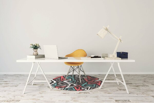 Alfombra silla ordenador Pintada