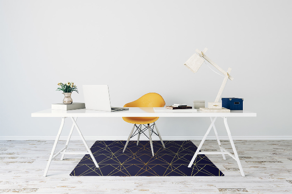 Alfombra silla ordenador Patrón de triángulo