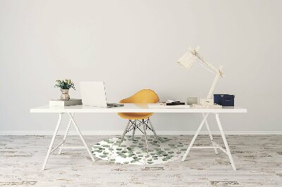 Alfombra para silla de escritorio Ramas con hojas