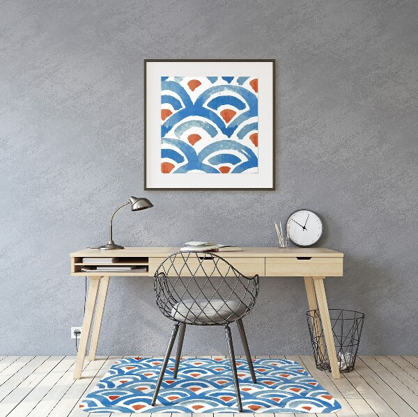 Alfombrilla para silla de escritorio Escamas de pescado
