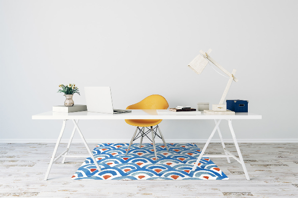 Alfombrilla para silla de escritorio Escamas de pescado