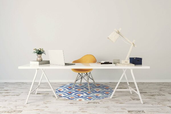 Alfombrilla para silla de escritorio Escamas de pescado