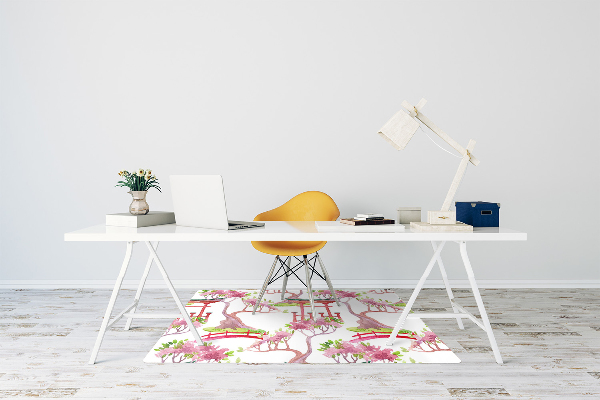 Alfombra para silla de escritorio Motivos japoneses