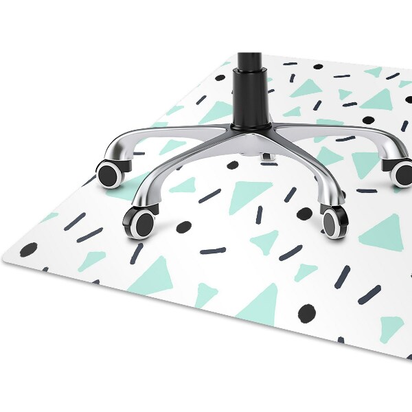 Alfombra silla ordenador Patrón retro