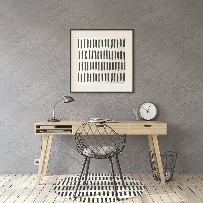 Alfombrilla para silla de escritorio Líneas abstractas
