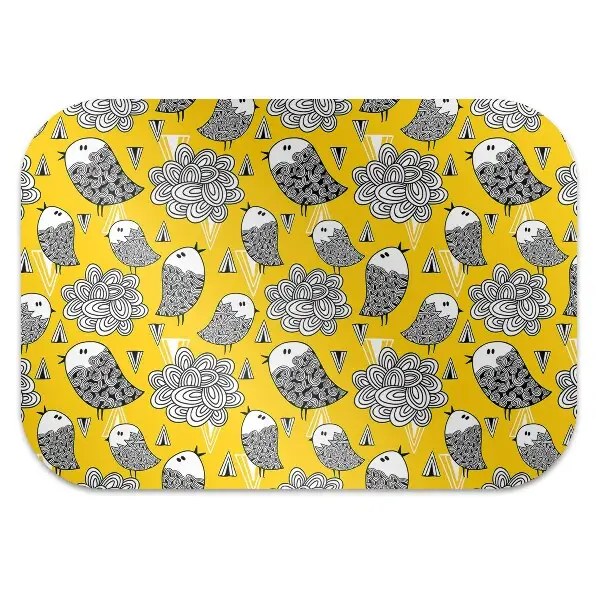 Alfombra para silla de escritorio Pájaros