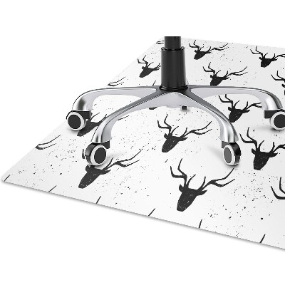 Alfombra silla ordenador Cabeza de venado