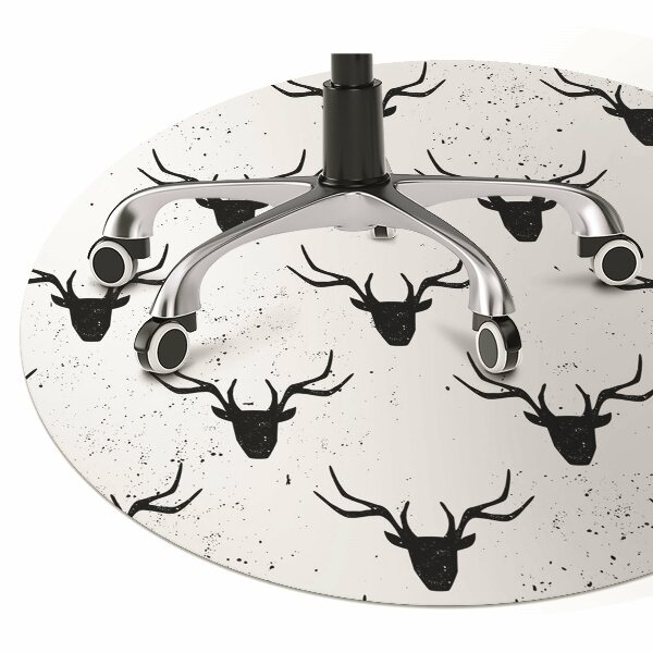 Alfombra silla ordenador Cabeza de venado