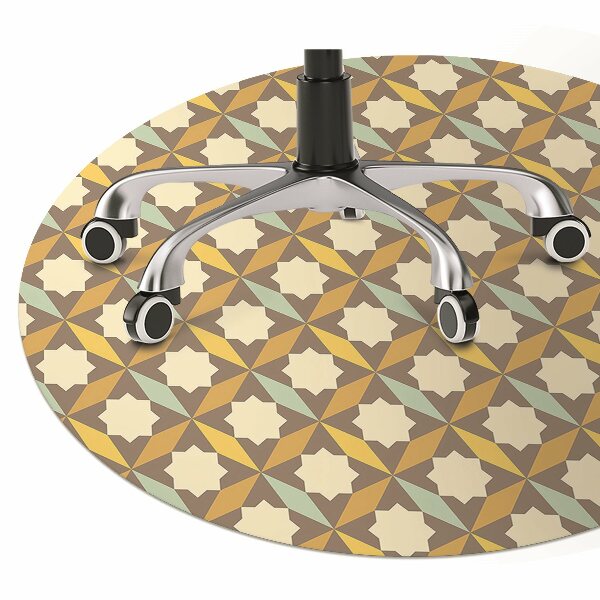 Alfombra para silla de escritorio Patrón vintage