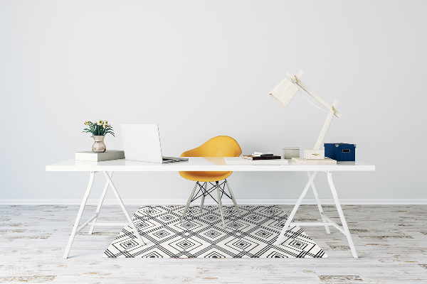 Alfombra para silla de escritorio Ilusión geométrica