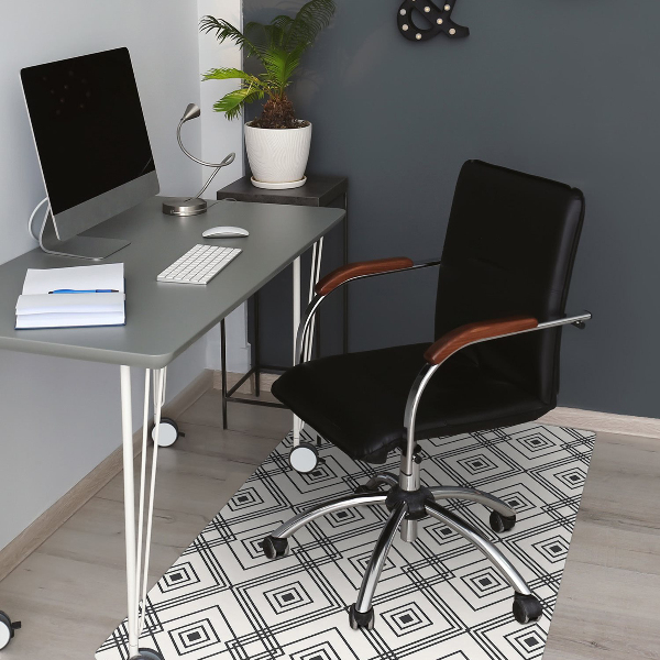 Alfombra para silla de escritorio Ilusión geométrica