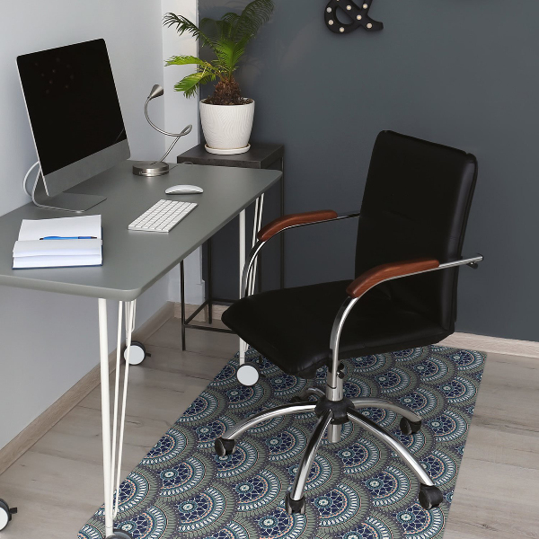 Alfombra para silla de escritorio Patrón decorativo