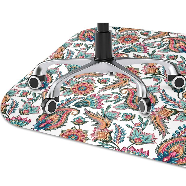 Alfombrilla para silla de escritorio Flores