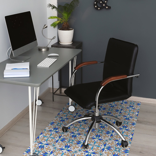 Alfombra para silla de escritorio Adorno marroquí