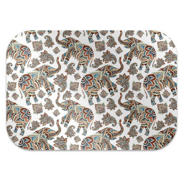 Alfombra para silla de escritorio Elefantes