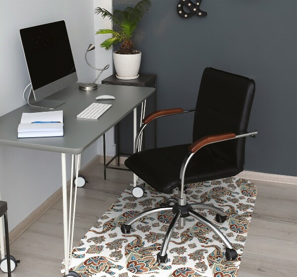 Alfombra para silla de escritorio Elefantes