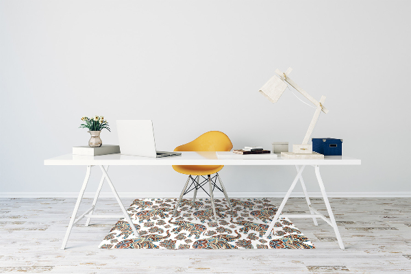 Alfombra para silla de escritorio Elefantes