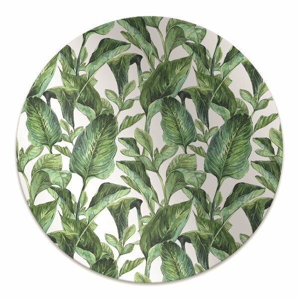 Alfombrilla para silla de escritorio Hojas tropicales