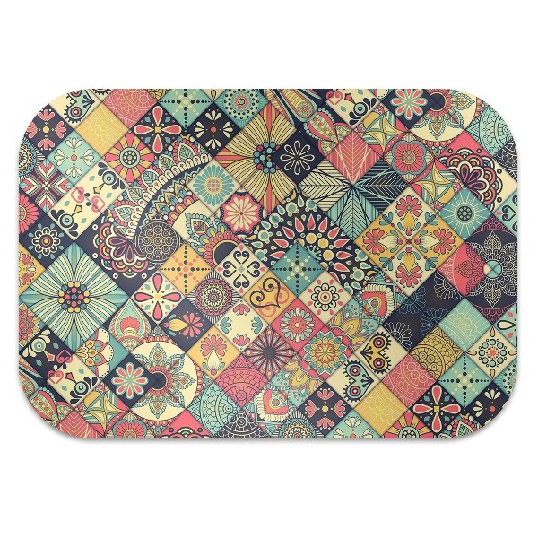 Alfombra silla ordenador Mosaico étnico