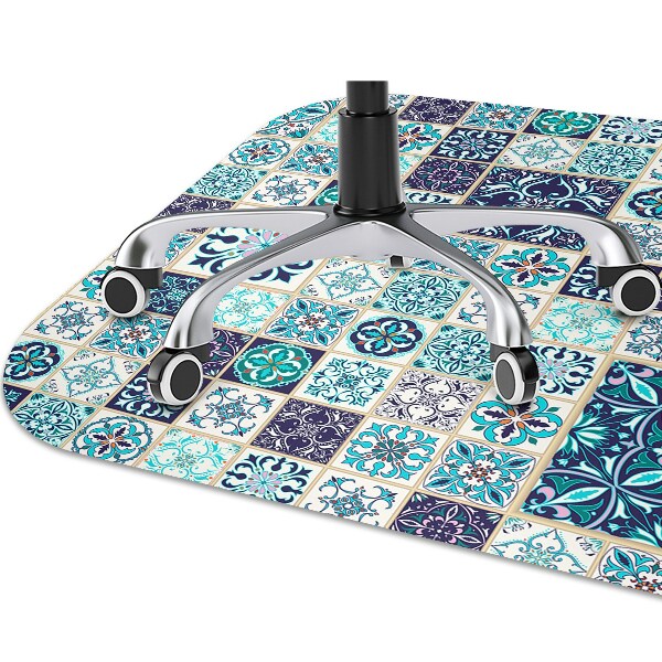 Alfombra silla ordenador Hermoso mosaico
