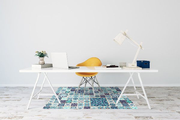Alfombra silla ordenador Hermoso mosaico