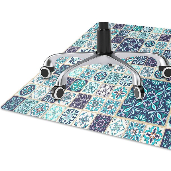 Alfombra silla ordenador Hermoso mosaico