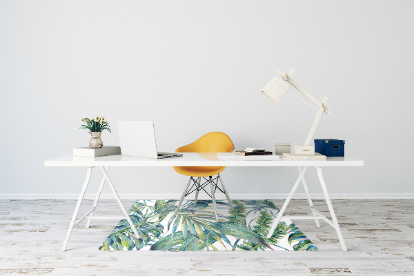 Alfombrilla para silla de escritorio Helechos exóticos