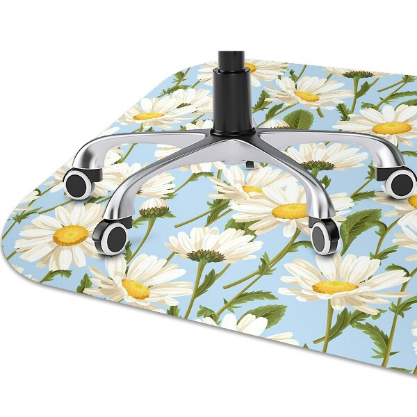Alfombra silla escritorio Flores de manzanilla