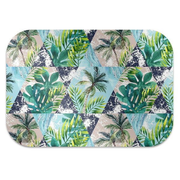 Alfombra silla ordenador Mosaico tropical
