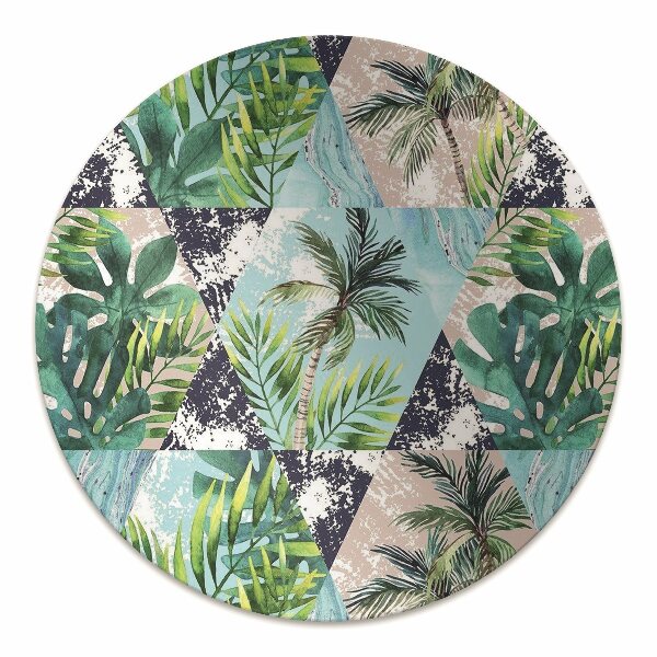 Alfombra silla ordenador Mosaico tropical