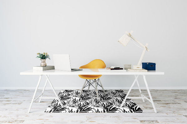 Alfombra para silla de escritorio Monstruo negro