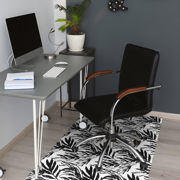 Alfombra para silla de escritorio Monstruo negro