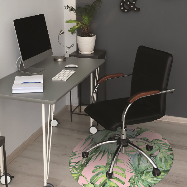 Alfombrilla para silla de escritorio Arte botánico