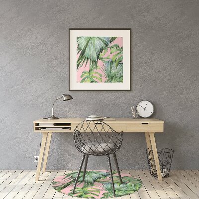 Alfombrilla para silla de escritorio Arte botánico