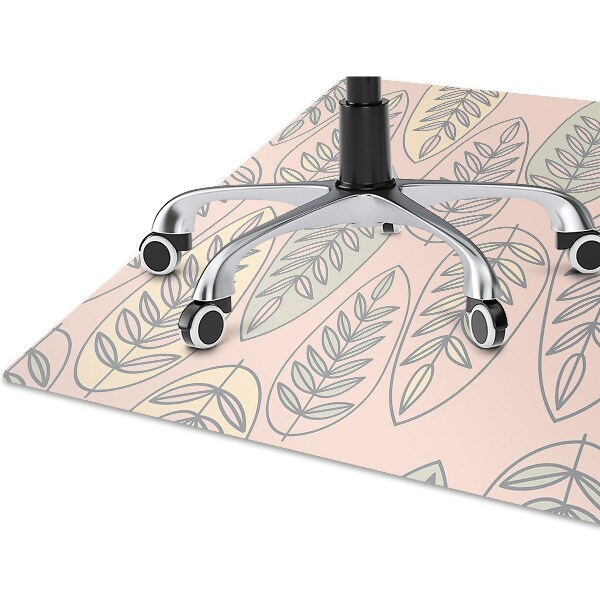 Alfombrilla para silla de escritorio Hojas coloridas