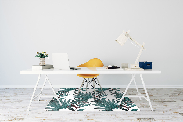 Alfombrilla para silla de escritorio Ilustración tropical