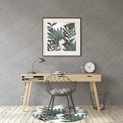 Alfombrilla para silla de escritorio Ilustración tropical