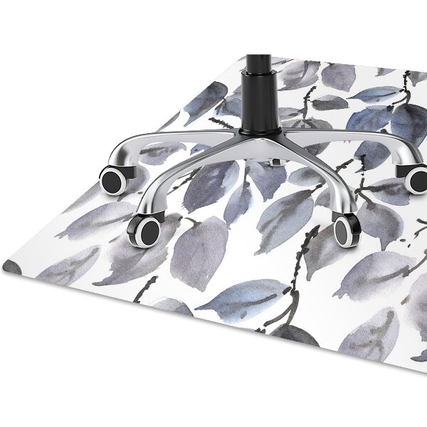Alfombra para silla de escritorio Ramas grises