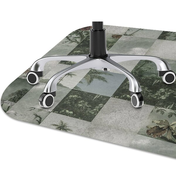 Alfombrilla para silla de escritorio Mosaico tropical
