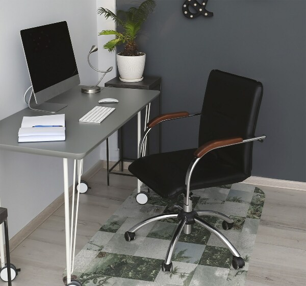 Alfombrilla para silla de escritorio Mosaico tropical