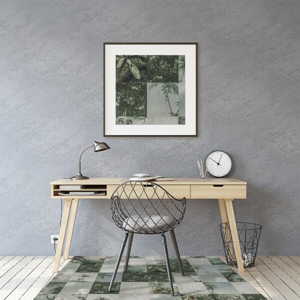 Alfombrilla para silla de escritorio Mosaico tropical