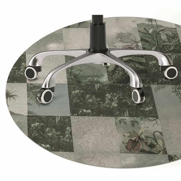 Alfombrilla para silla de escritorio Mosaico tropical