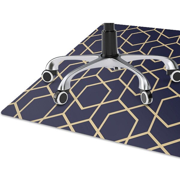 Alfombra silla ordenador Cubitos oscuros