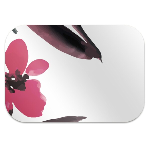 Alfombra silla ordenador Hermosas flores