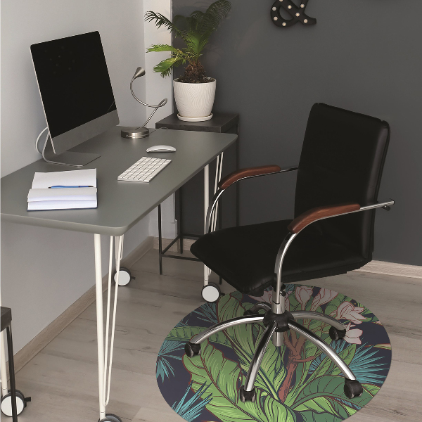 Alfombra para silla de escritorio Jungla tropical