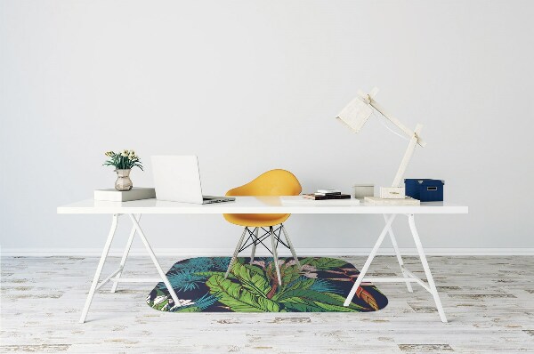 Alfombra para silla de escritorio Jungla tropical