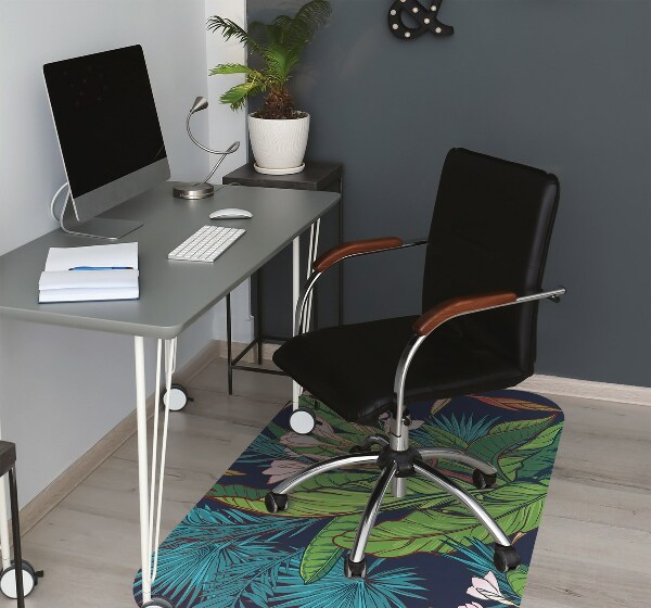 Alfombra para silla de escritorio Jungla tropical