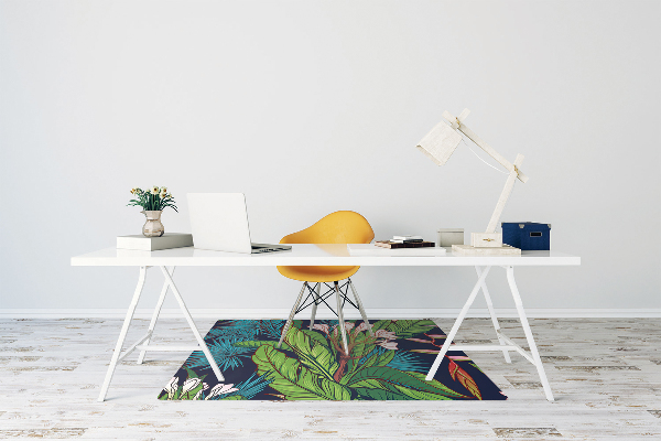 Alfombra para silla de escritorio Jungla tropical