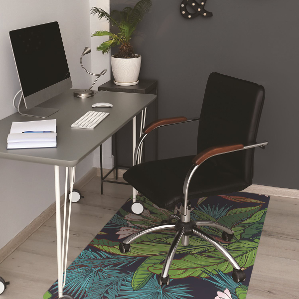 Alfombra para silla de escritorio Jungla tropical